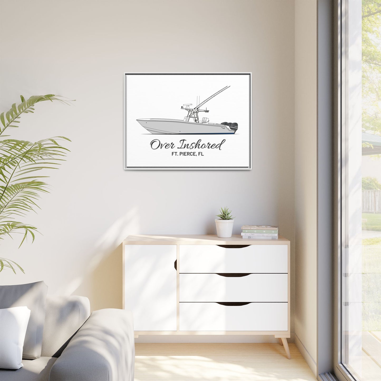 Framed Matte Canvas Art Print