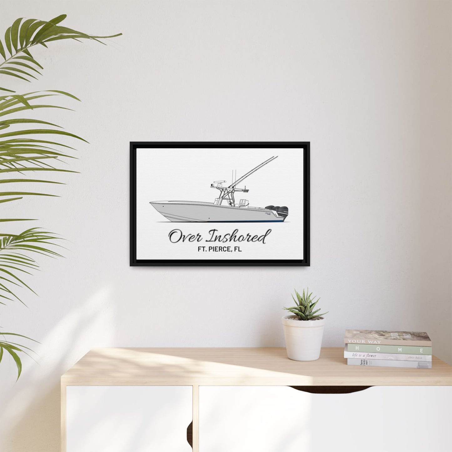 Framed Matte Canvas Art Print
