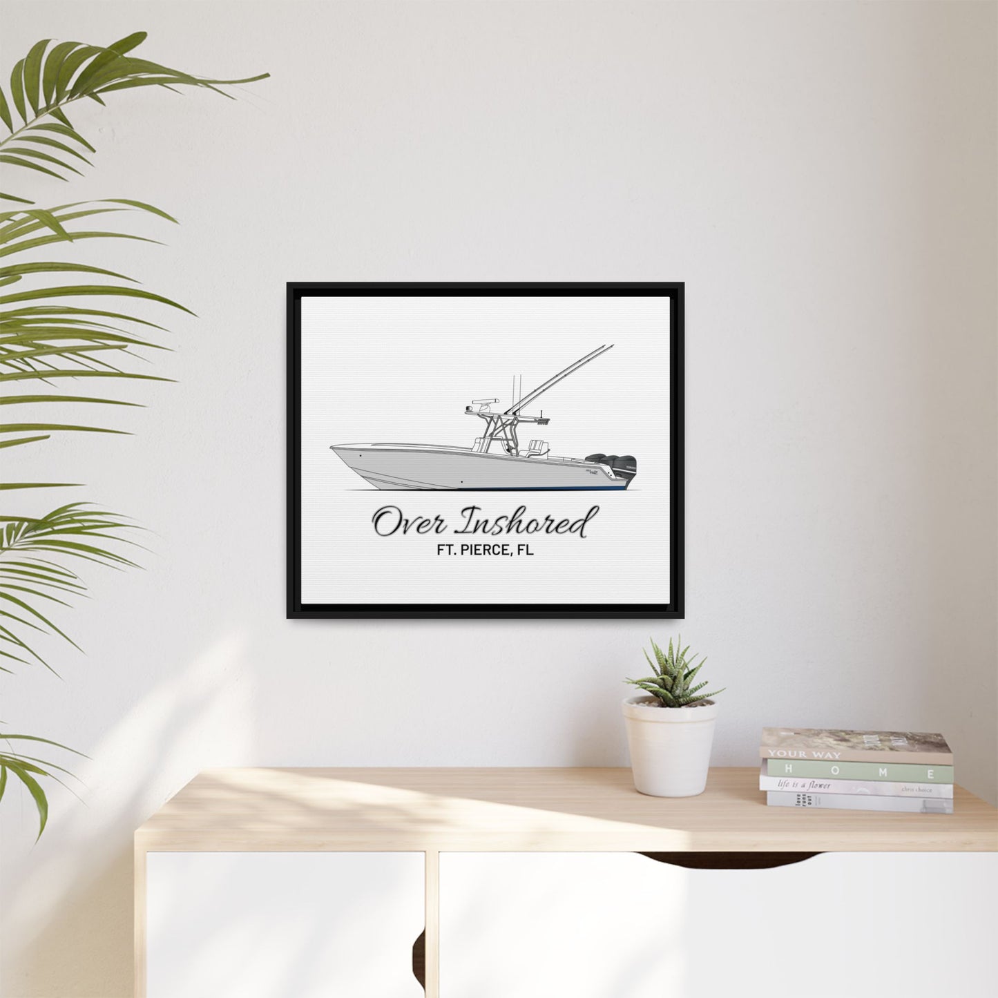 Framed Matte Canvas Art Print