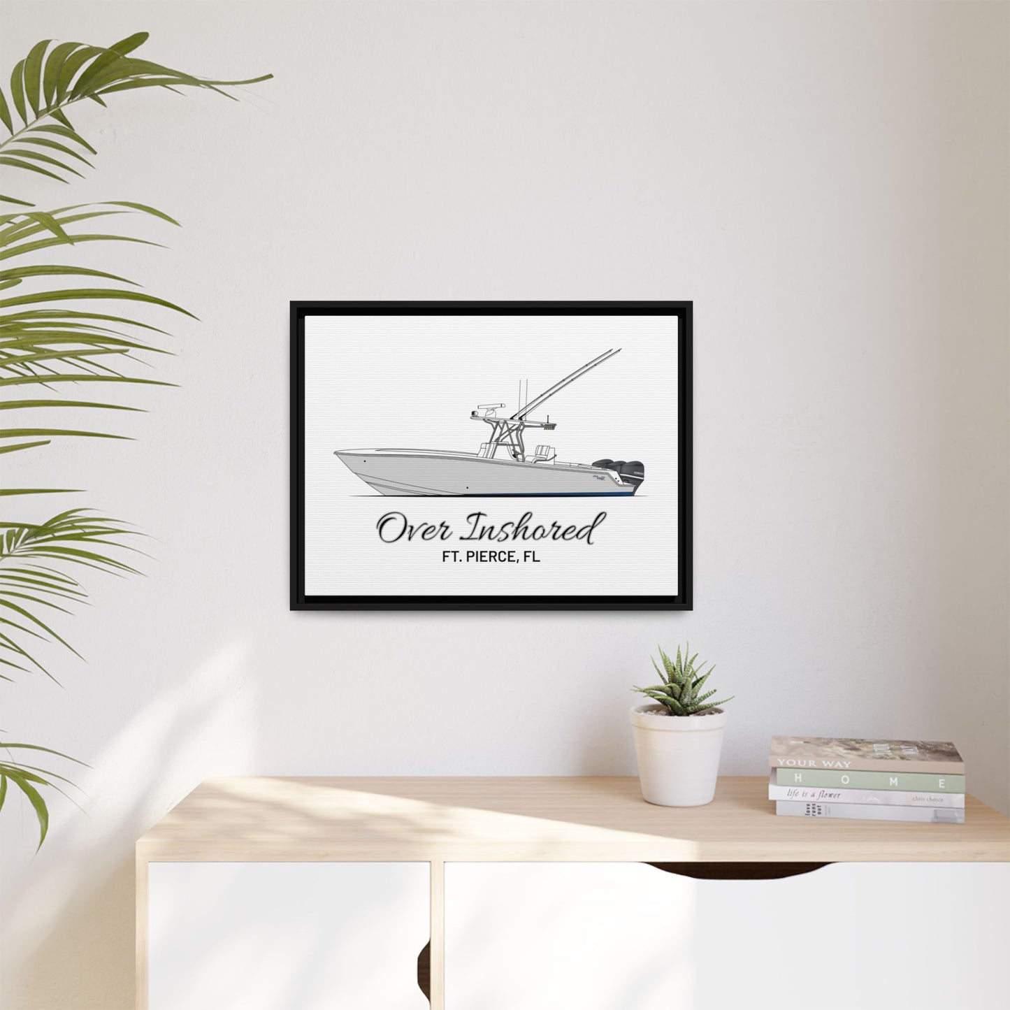 Framed Matte Canvas Art Print
