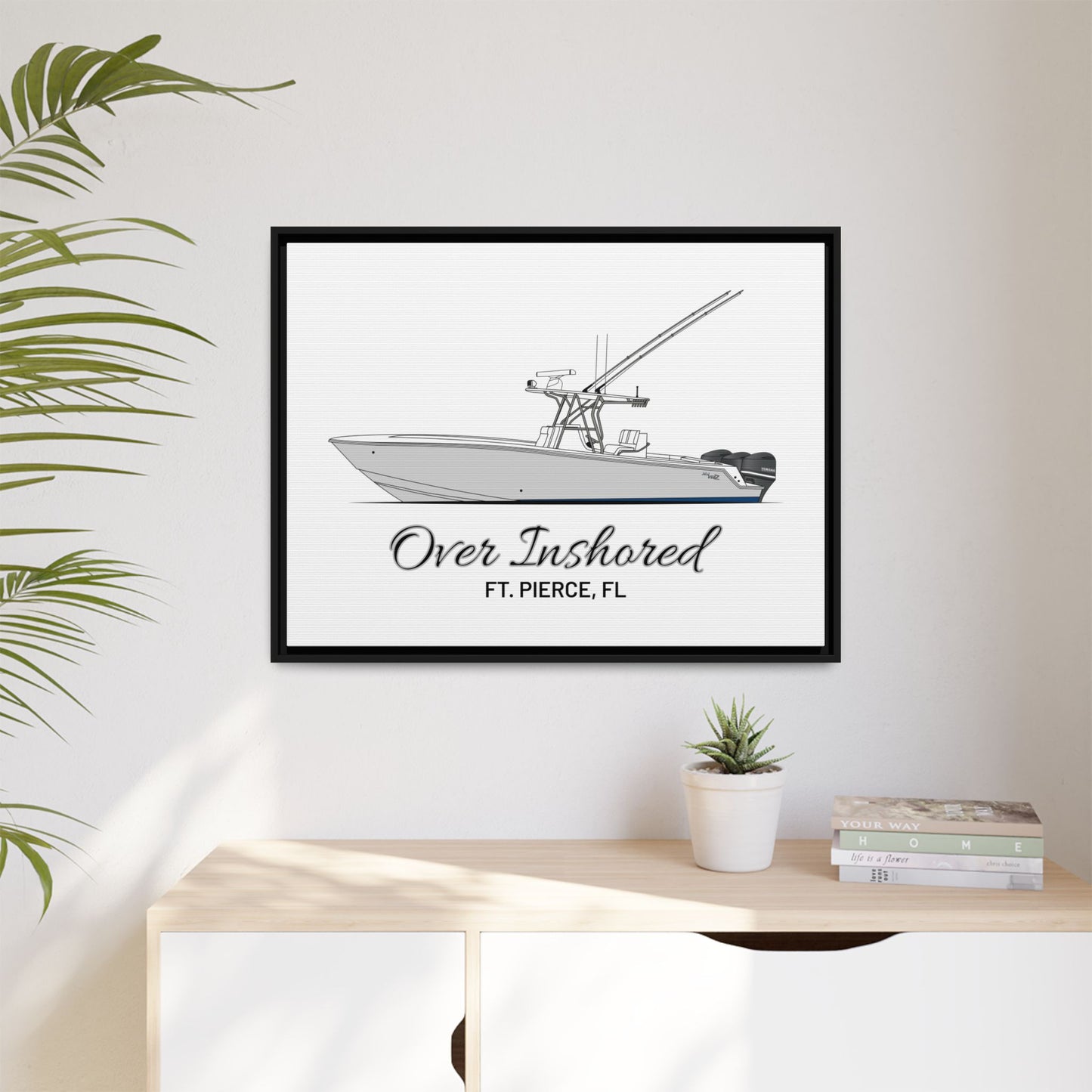 Framed Matte Canvas Art Print