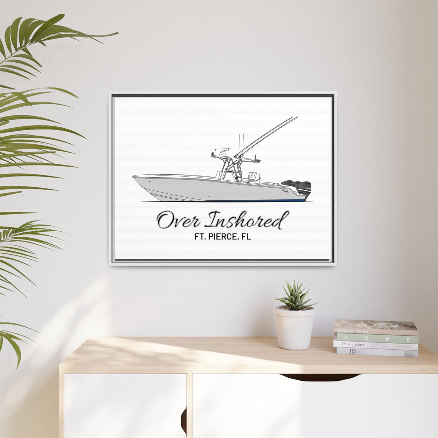 Framed Matte Canvas Art Print
