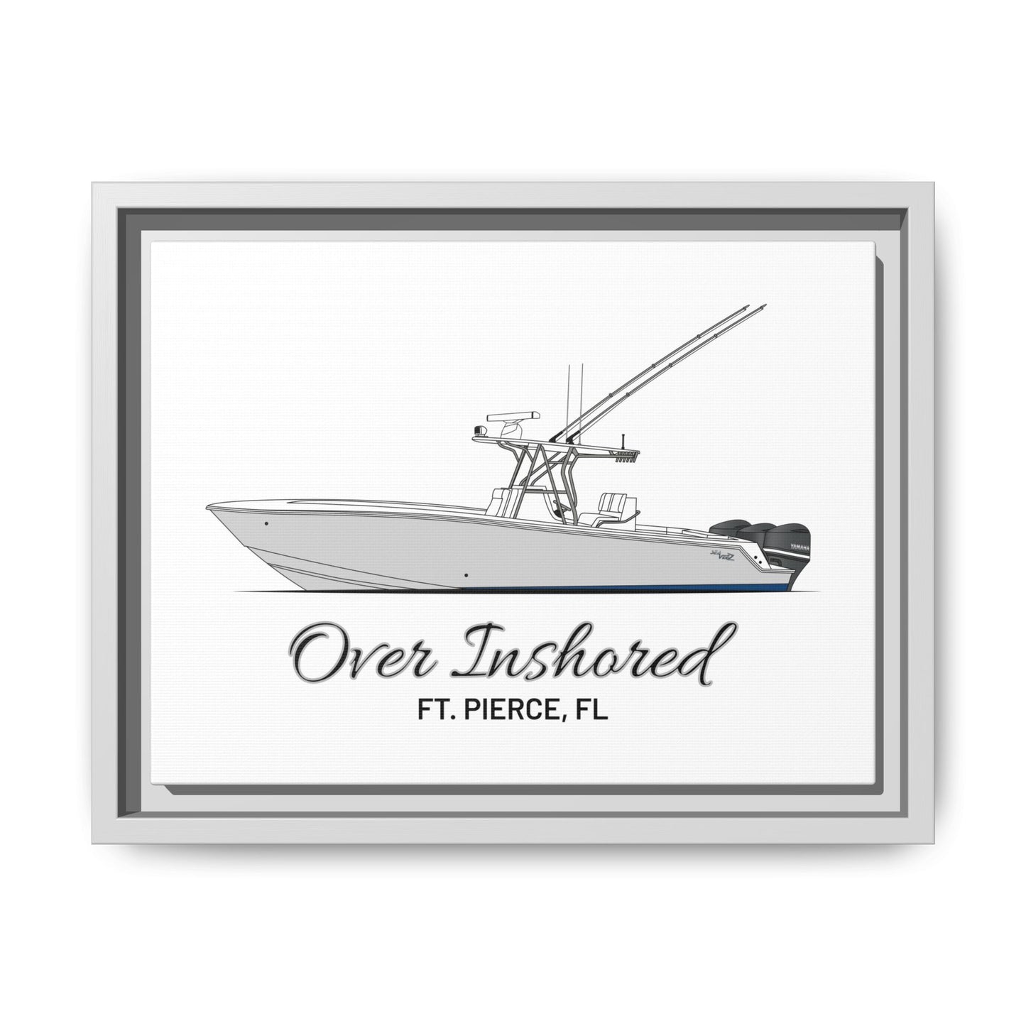 Framed Matte Canvas Art Print