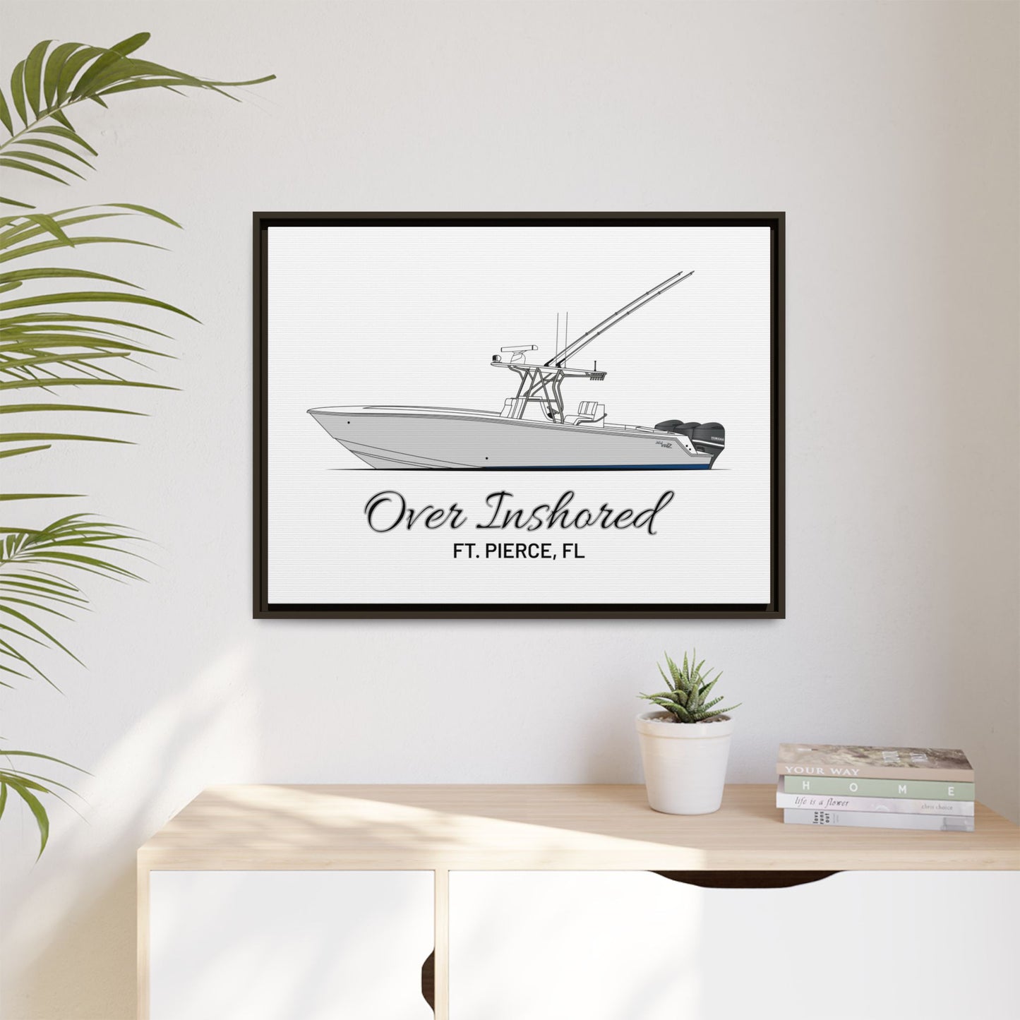Framed Matte Canvas Art Print