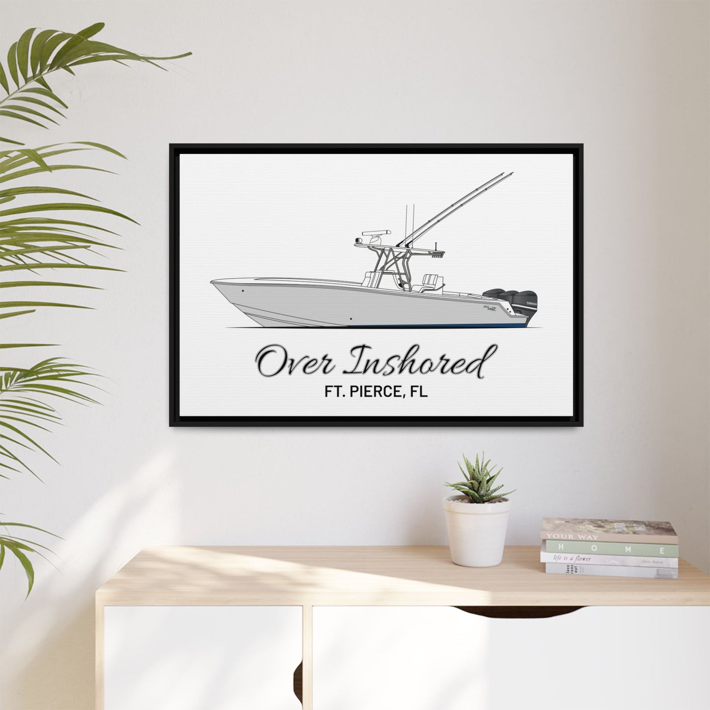 Framed Matte Canvas Art Print