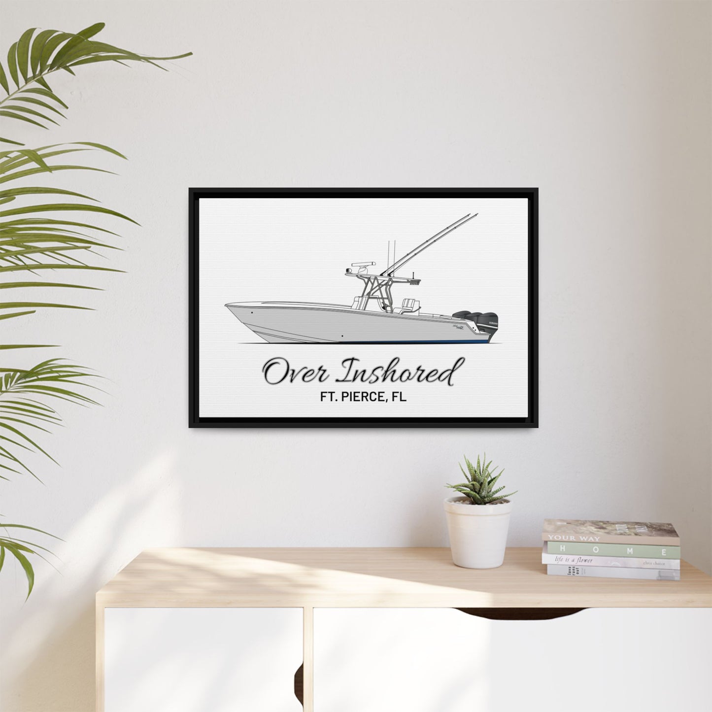 Framed Matte Canvas Art Print