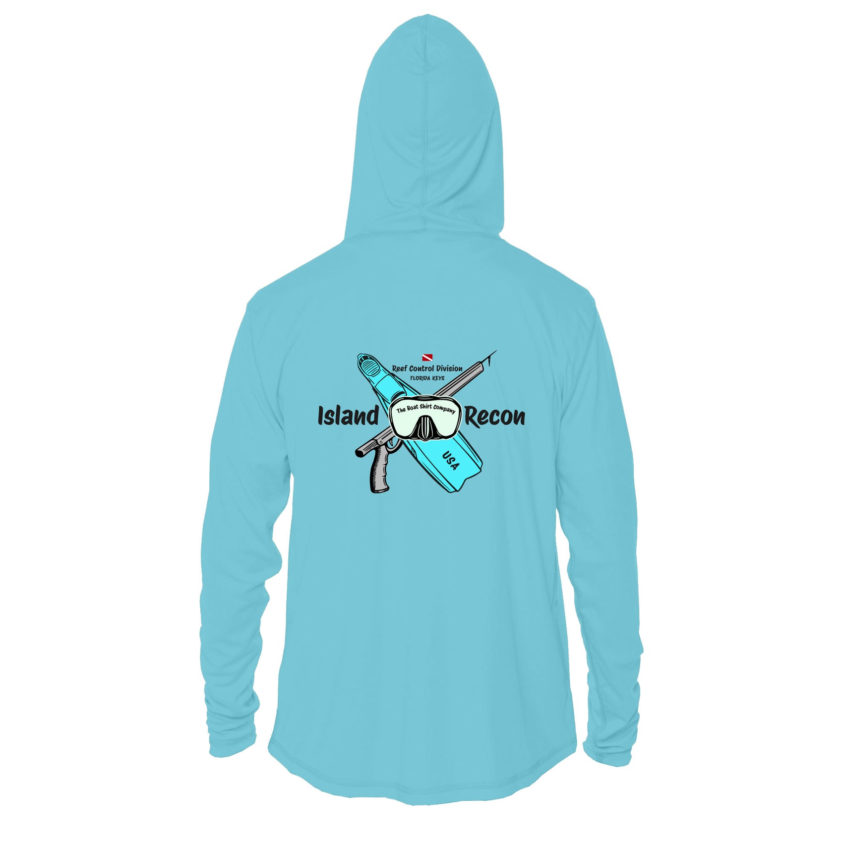 Men's Island Recon UPF 50+ Sun Hoodie – Custom Spear Ops Design