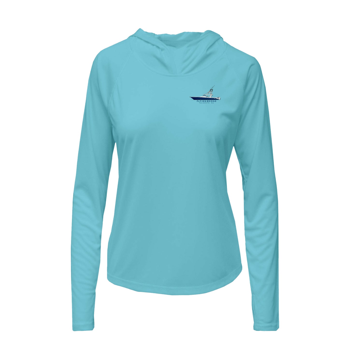Women’s Custom Hooded Boat Shirt – UPF 50+ Sun Protection | Made from Recycled Water Bottles