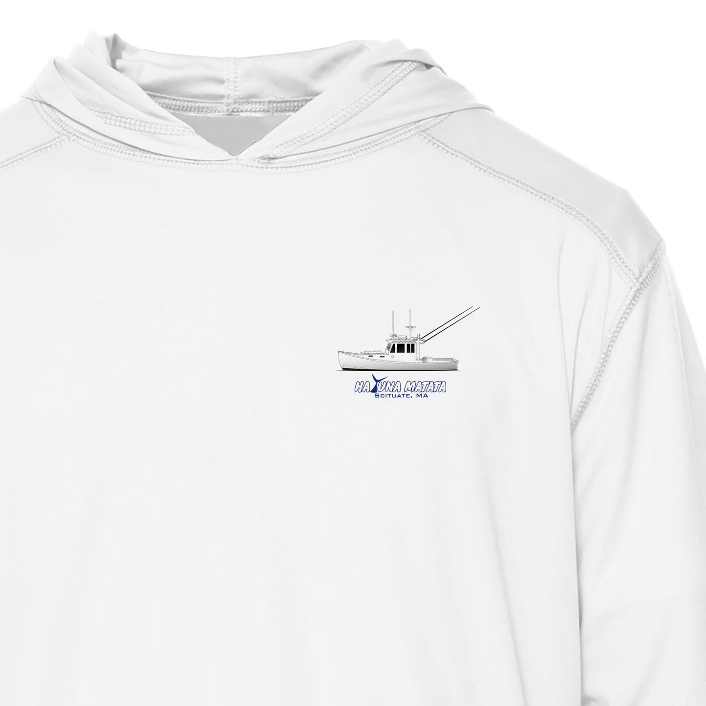 Custom Boat Drawing | Mens Recycled Solar Performance - Hoodie