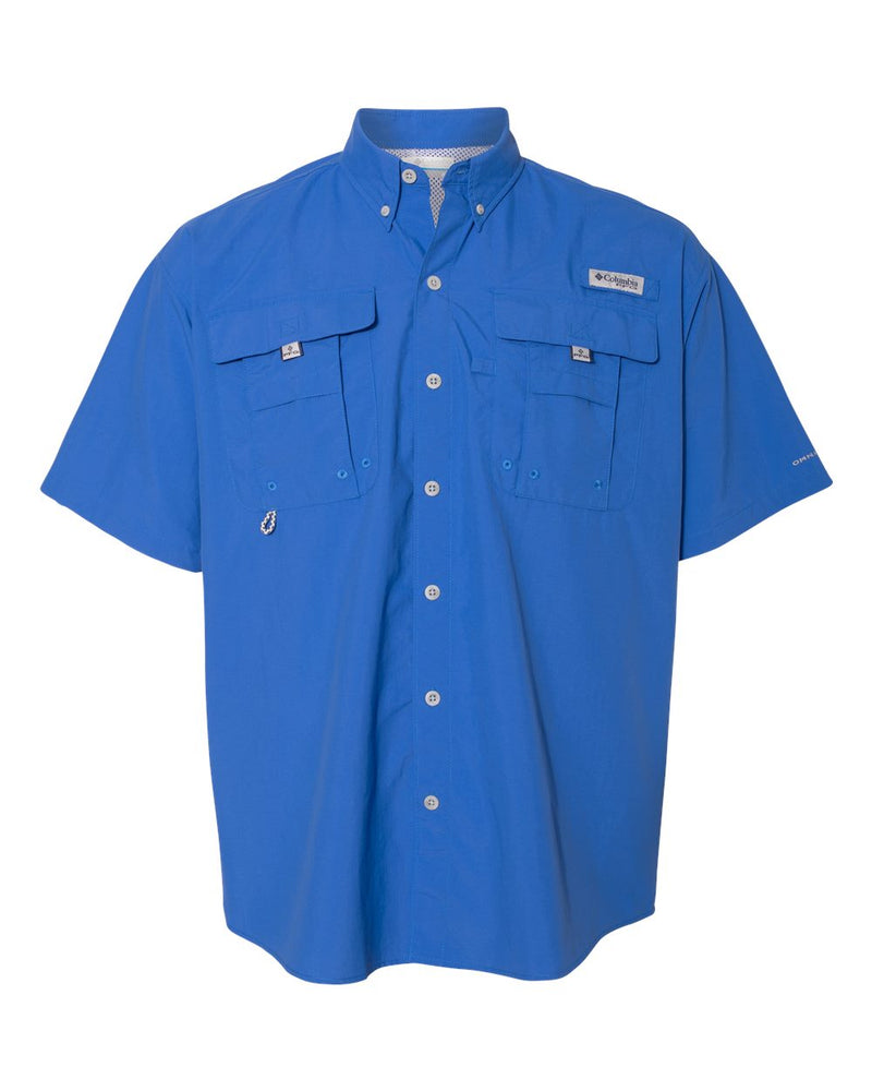 PFG Bahama™ II Custom Embroidered Solar Performance Short Sleeve Fishing Shirt