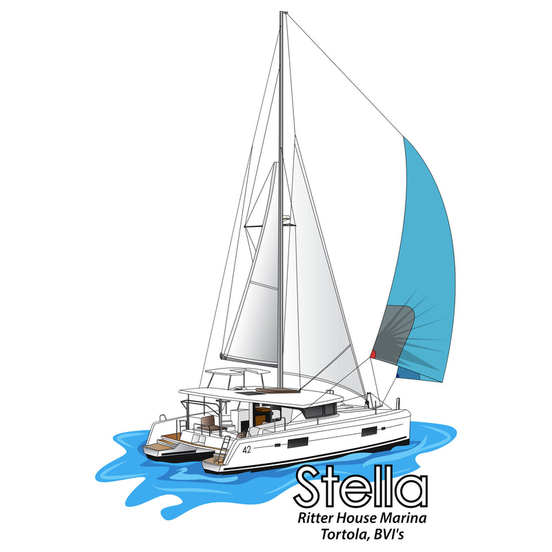 Custom Boat Drawing | Digital Download