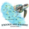 Bahamas Sea Turtle Watercolor Map | Digital Download