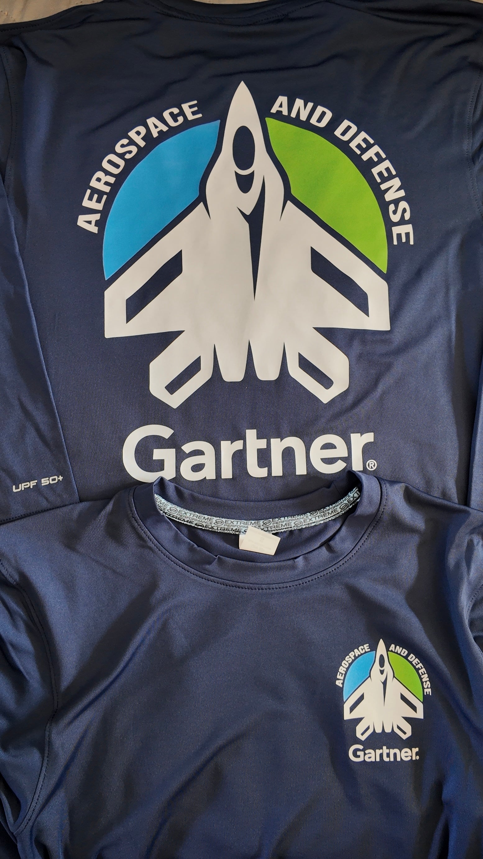Gartner Aerospace and Defense UPF50+ shirts