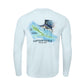 Exuma Sea Turtle Watercolor Map | Recycled Solar Performance