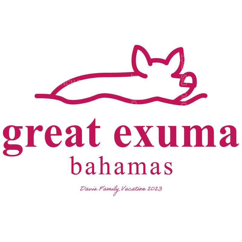 Great Exuma Bahamas Pig Island | Digital Download
