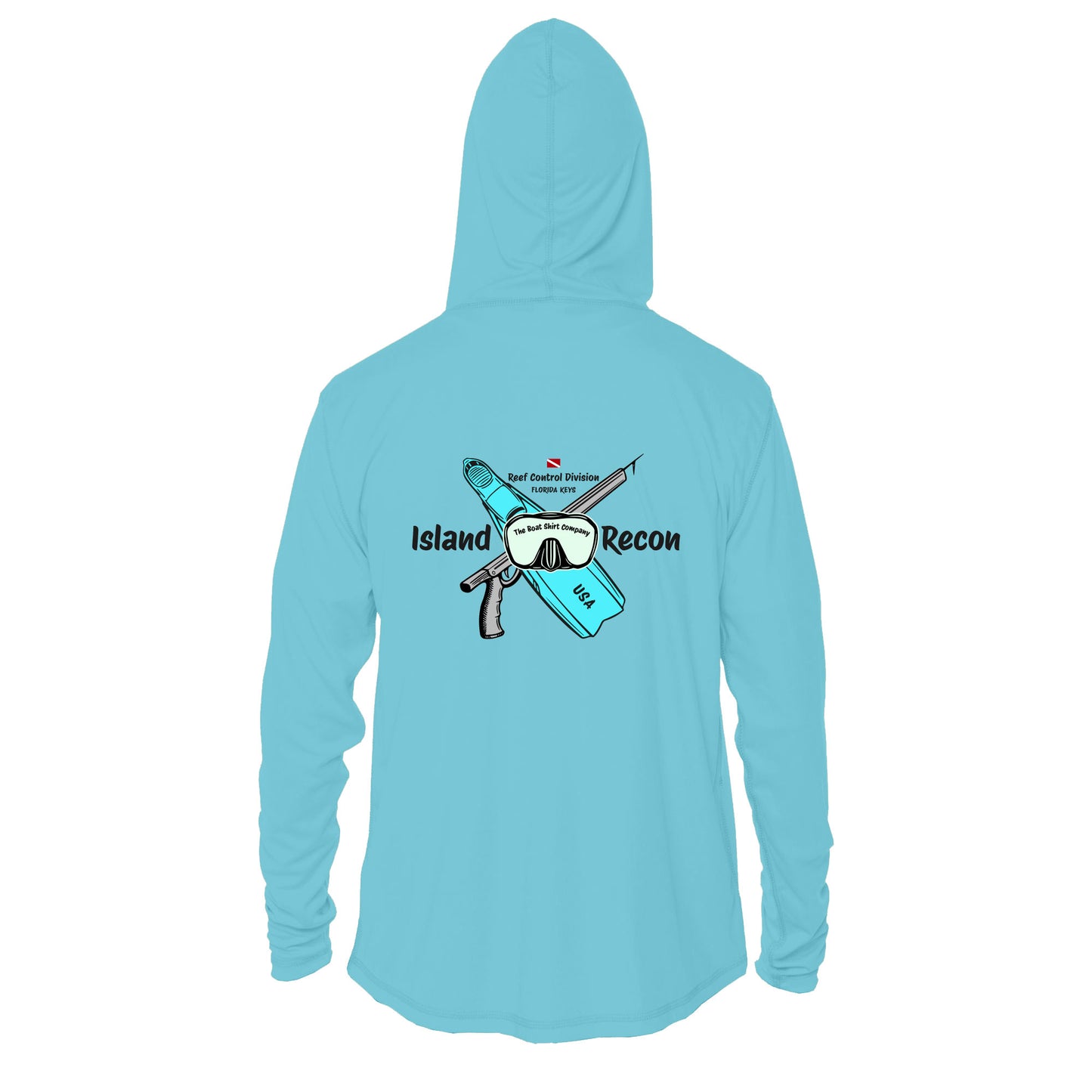 Men's Island Recon UPF 50+ Sun Hoodie – Custom Spear Ops Design