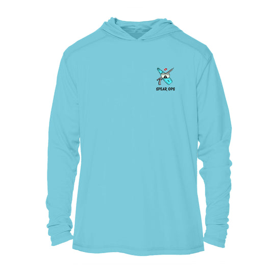 Men's Island Recon UPF 50+ Sun Hoodie – Custom Spear Ops Design