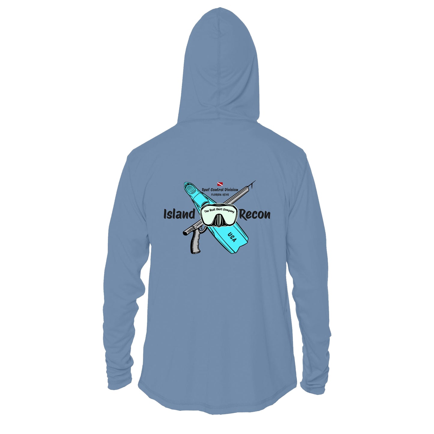 Men's Island Recon UPF 50+ Sun Hoodie – Custom Spear Ops Design