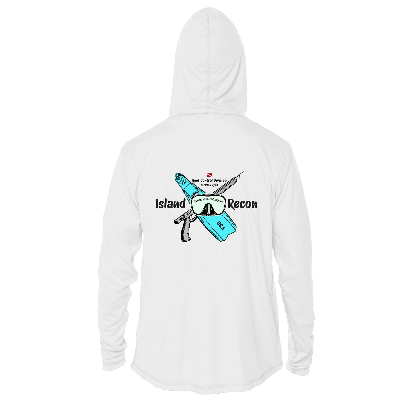 Men's Island Recon UPF 50+ Sun Hoodie – Custom Spear Ops Design