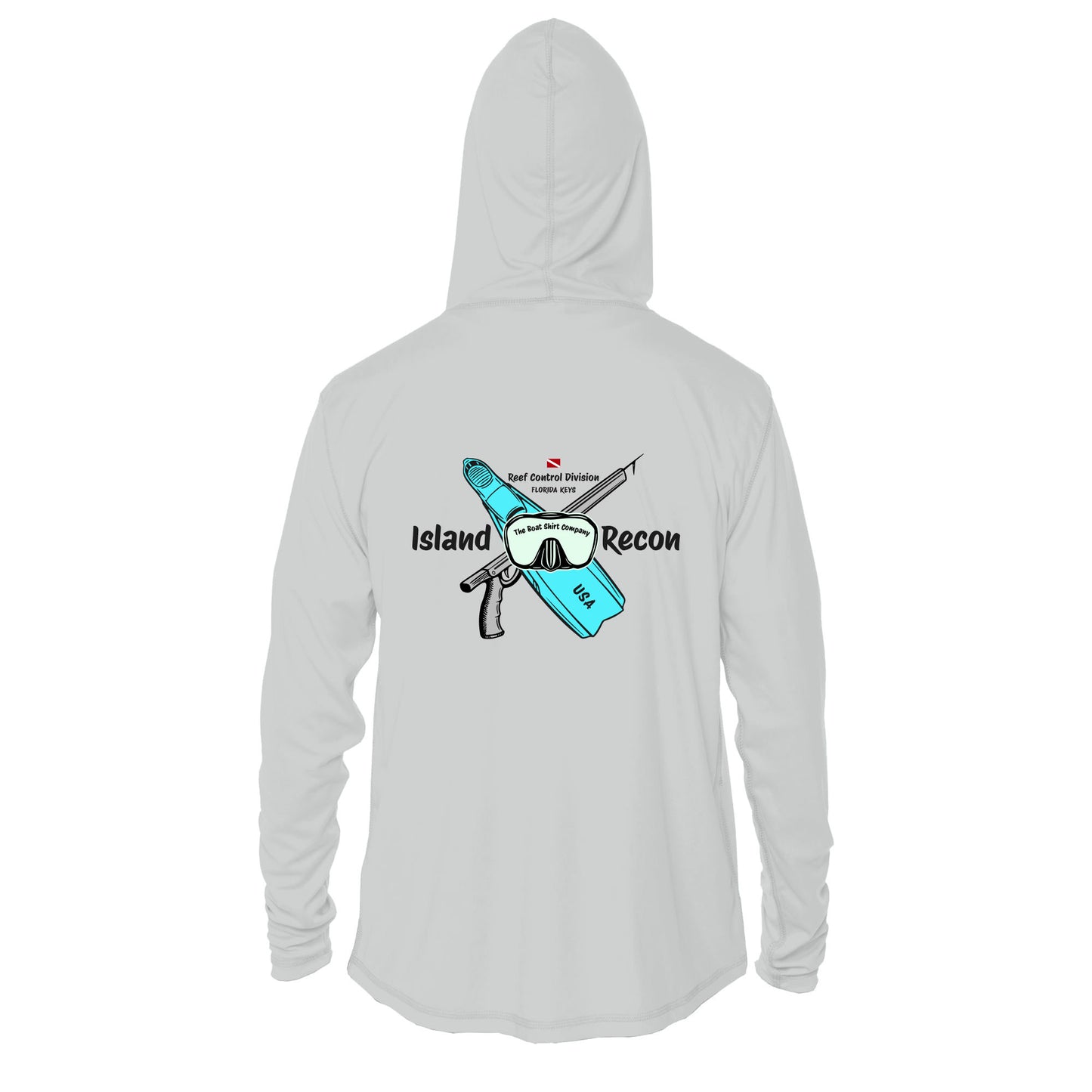 Men's Island Recon UPF 50+ Sun Hoodie – Custom Spear Ops Design