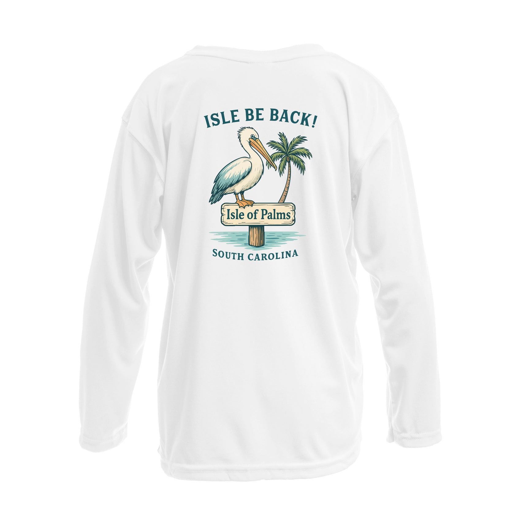 Isle Be Back! Isle of Palms – Youth & Toddler UPF 50+ Sun Shirt