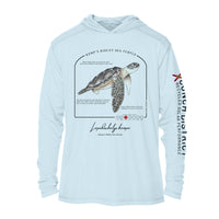 Kemps Ridley Sea Turtle Conservation Status UPF 50+ Sun Protection Hoodie Youth