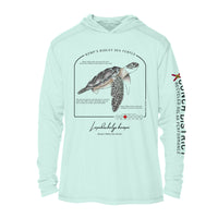 Kemps Ridley Sea Turtle Conservation Status Hoodie | Mens Recycled Solar Performance