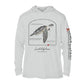 Kemps Ridley Sea Turtle Conservation Status Hoodie | Mens Recycled Solar Performance