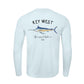 custom marlin shirt, personalized fishing shirt, UPF50+ boating shirt, coastal sun protection shirt, custom text UV shirt, nautical rash guard, matching vacation shirts, group boat shirt, custom event sun shirt, fish design beach shirt, tropical adventure apparel
