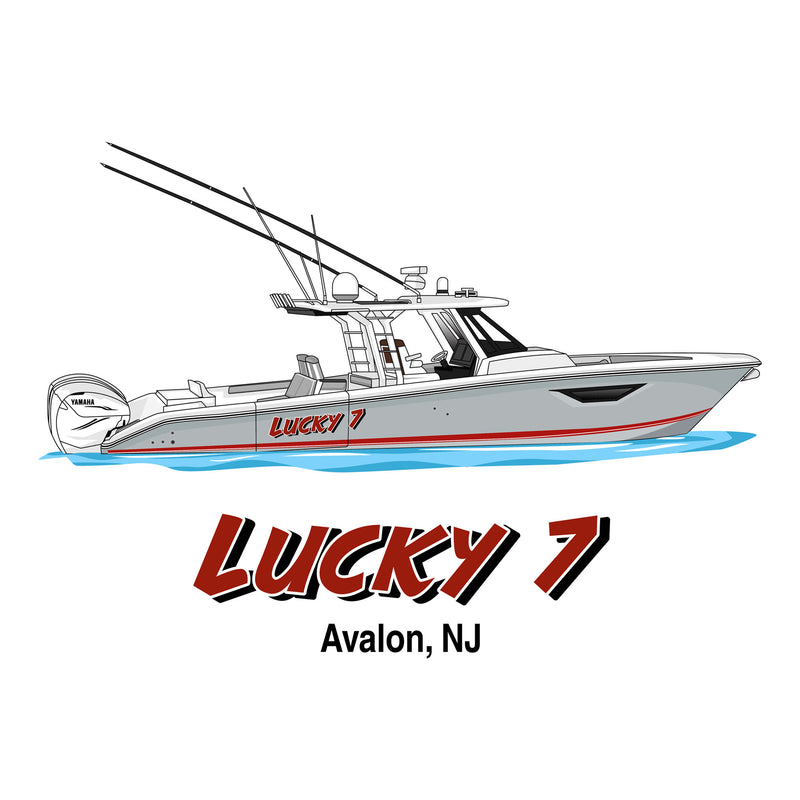 Custom Boat Drawing | Digital Download