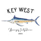 Men's Custom Marlin UPF50+ Shirt – Add Your Location & Event Text