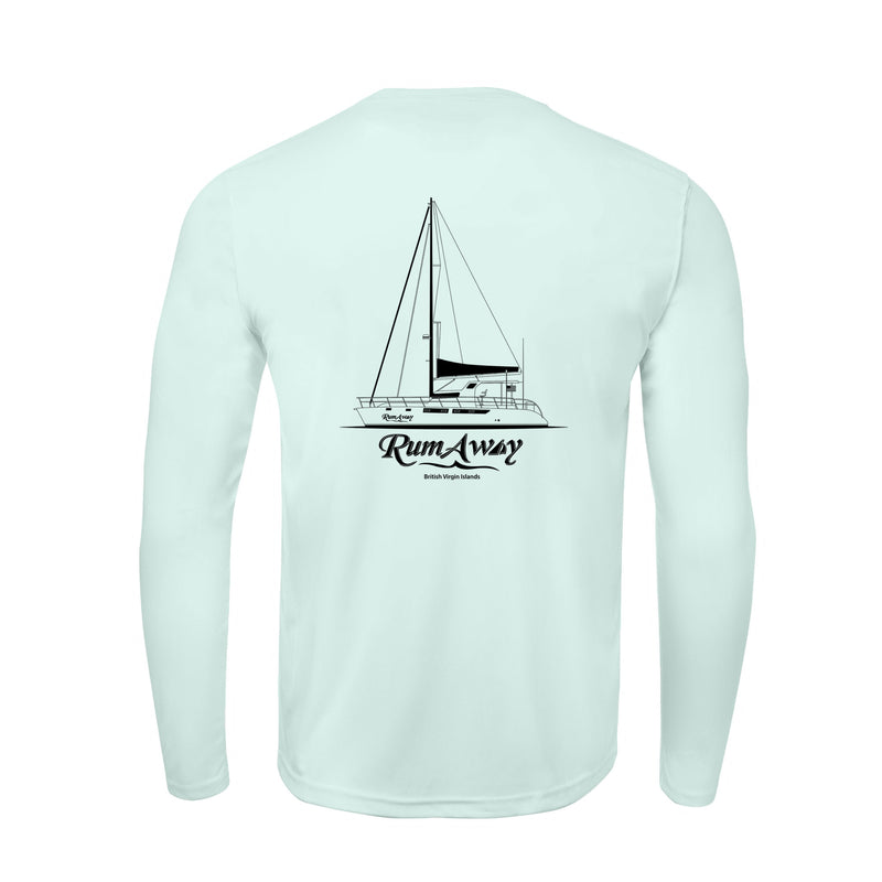 Custom Boat Drawing | Mens Recycled Solar Performance