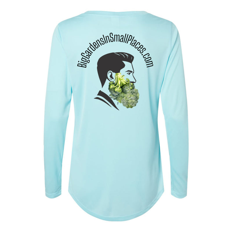 Big Gardens in Small Places UPF 50+ Long Sleeve Solar Performance - Womens