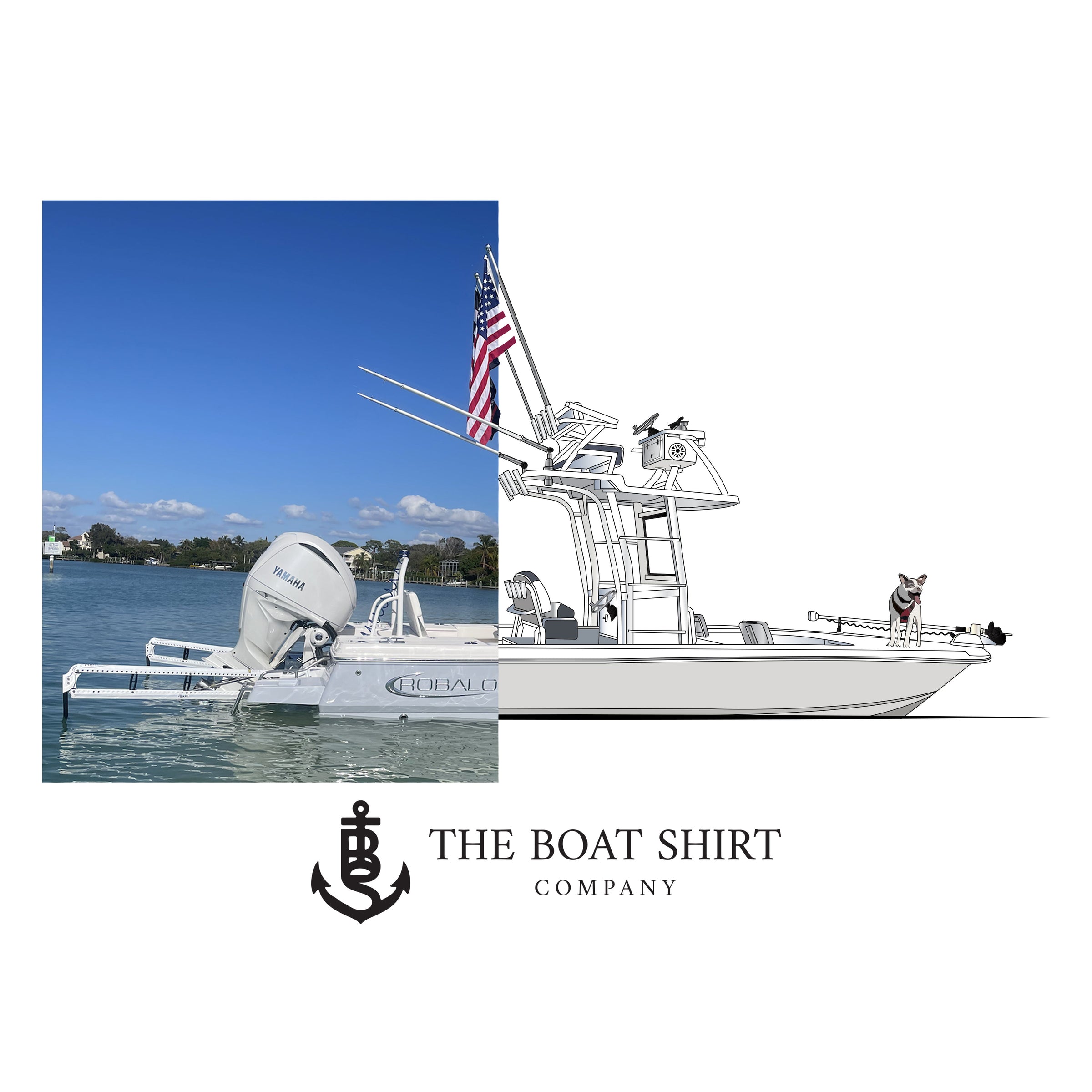 Custom Boat Drawing | Digital Download