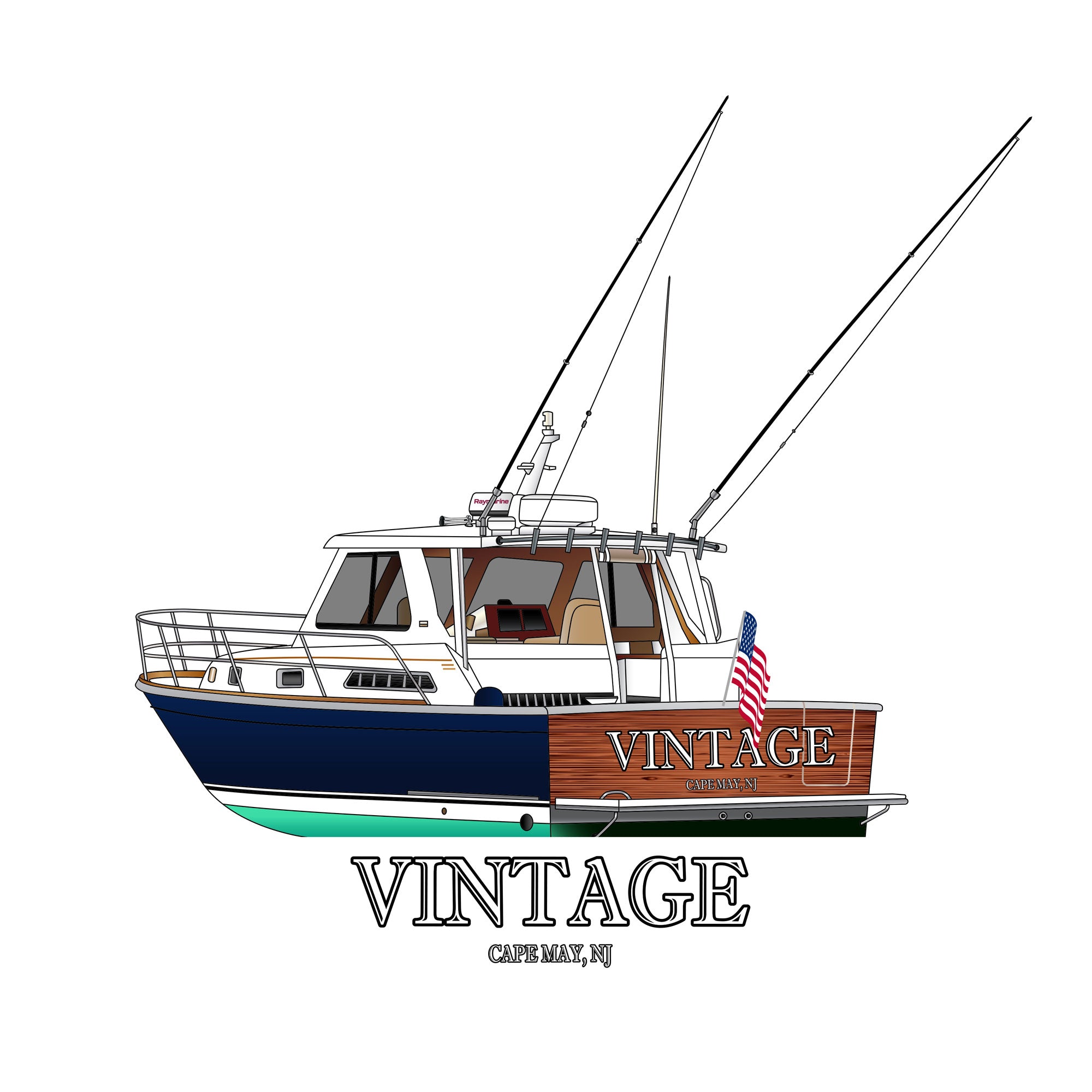 Custom Boat Drawing | Digital Download