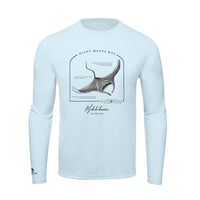 Giant Manta Ray Conservation Status Shirt | Mens Recycled Solar Performance