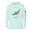 Giant Manta Ray Conservation Status Hoodie | Mens Recycled Solar Performance