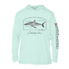 Great White Shark Conservation Status UPF 50+ Sun Protection Hoodie Youth