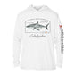 Great White Shark Conservation Status UPF 50+ Sun Protection Hoodie Youth