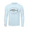Great White Shark Conservation Status Shirt | Mens Recycled Solar Performance