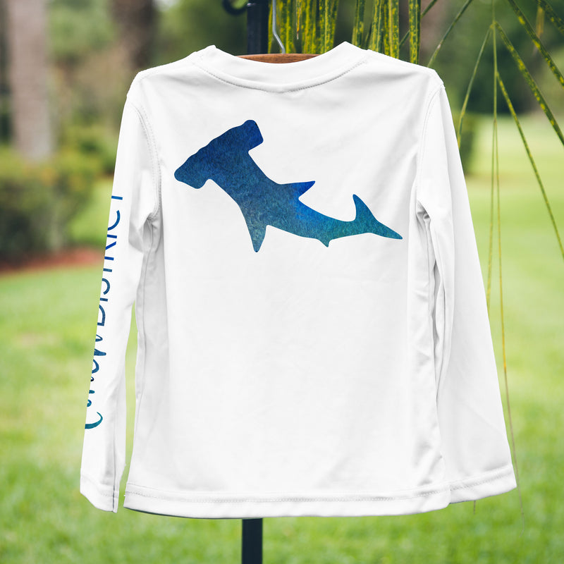 Toddler Hammerhead Monogramed Solar Swim Tee