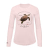 Hawksbill Sea Turtle Conservation Status Shirt | Womens Recycled Solar Performance