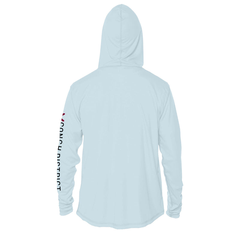 Giant Manta Ray Conservation Status Hoodie | Mens Recycled Solar Performance