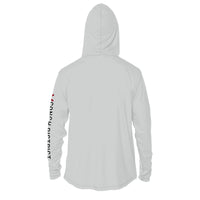Conch District Florida Flag Logo UPF 50+ Sun Protection Hoodie Youth