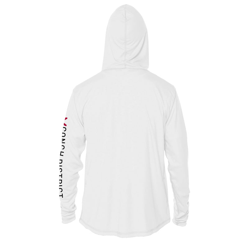 Great White Shark Conservation Status Hoodie | Mens Recycled Solar Performance