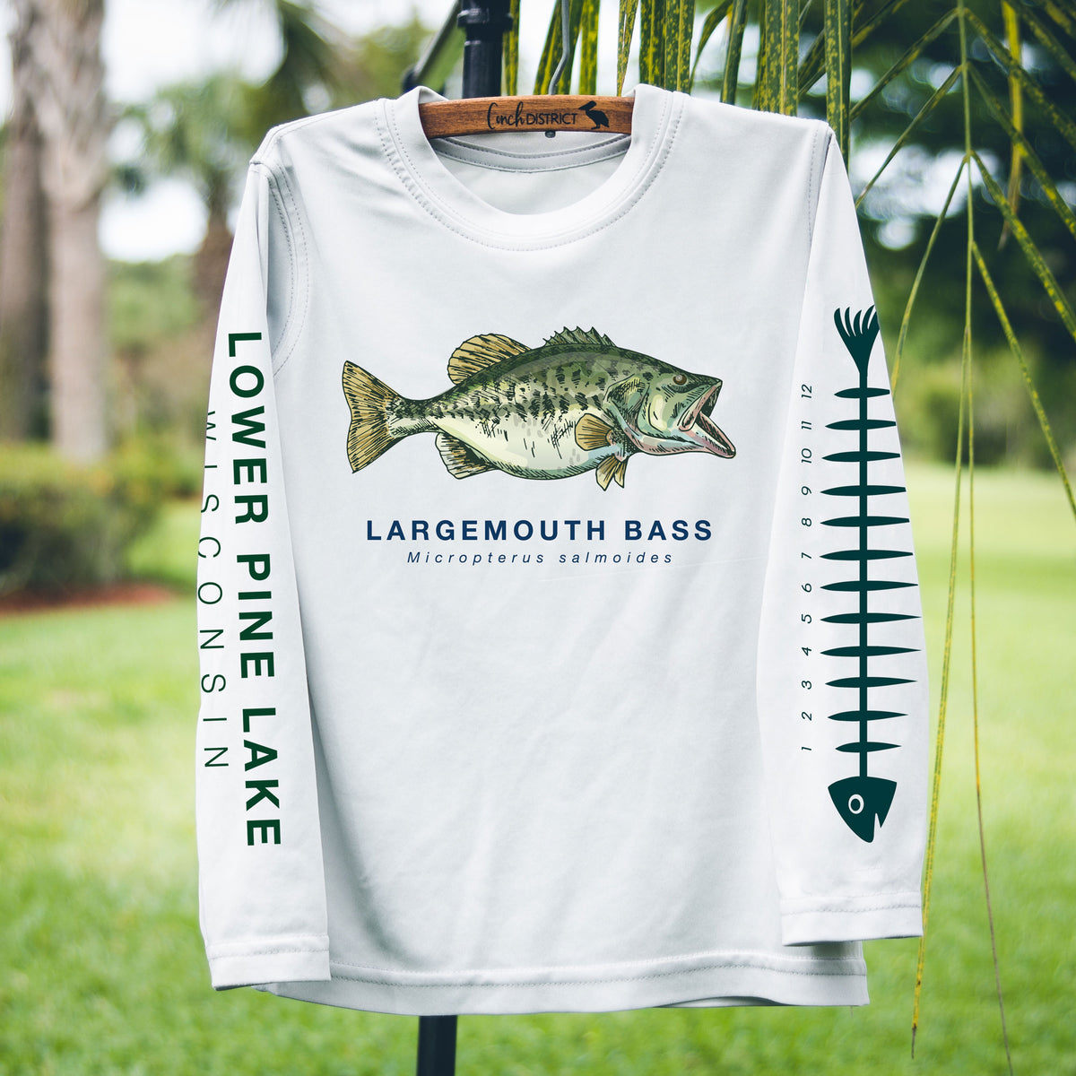 Largemouth Bass Solar Swim Tee