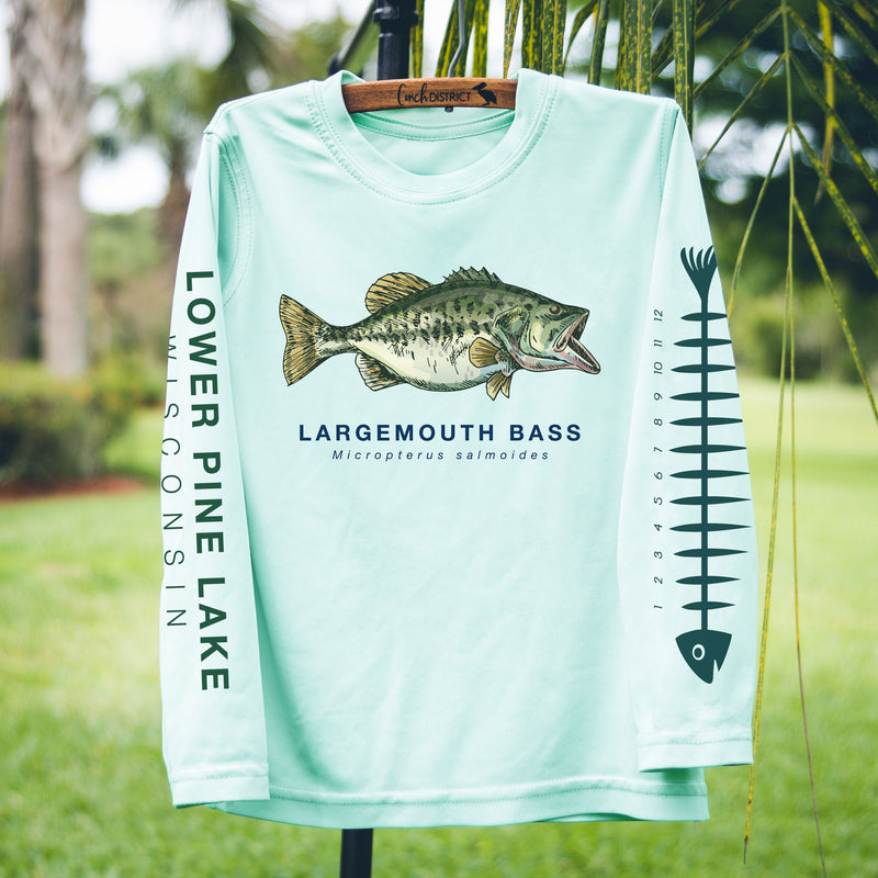 Largemouth Bass Solar Swim Tee