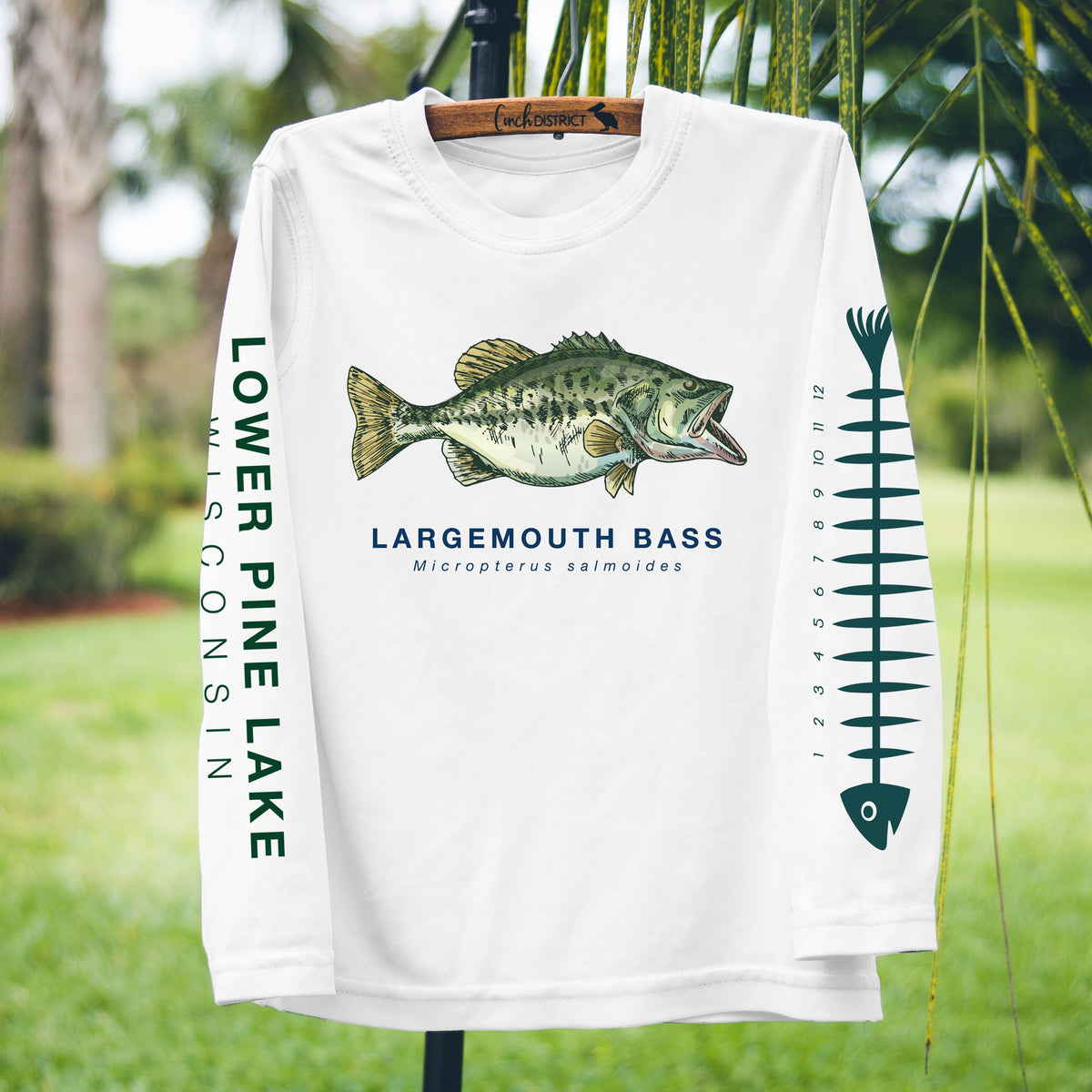 Largemouth Bass Solar Swim Tee