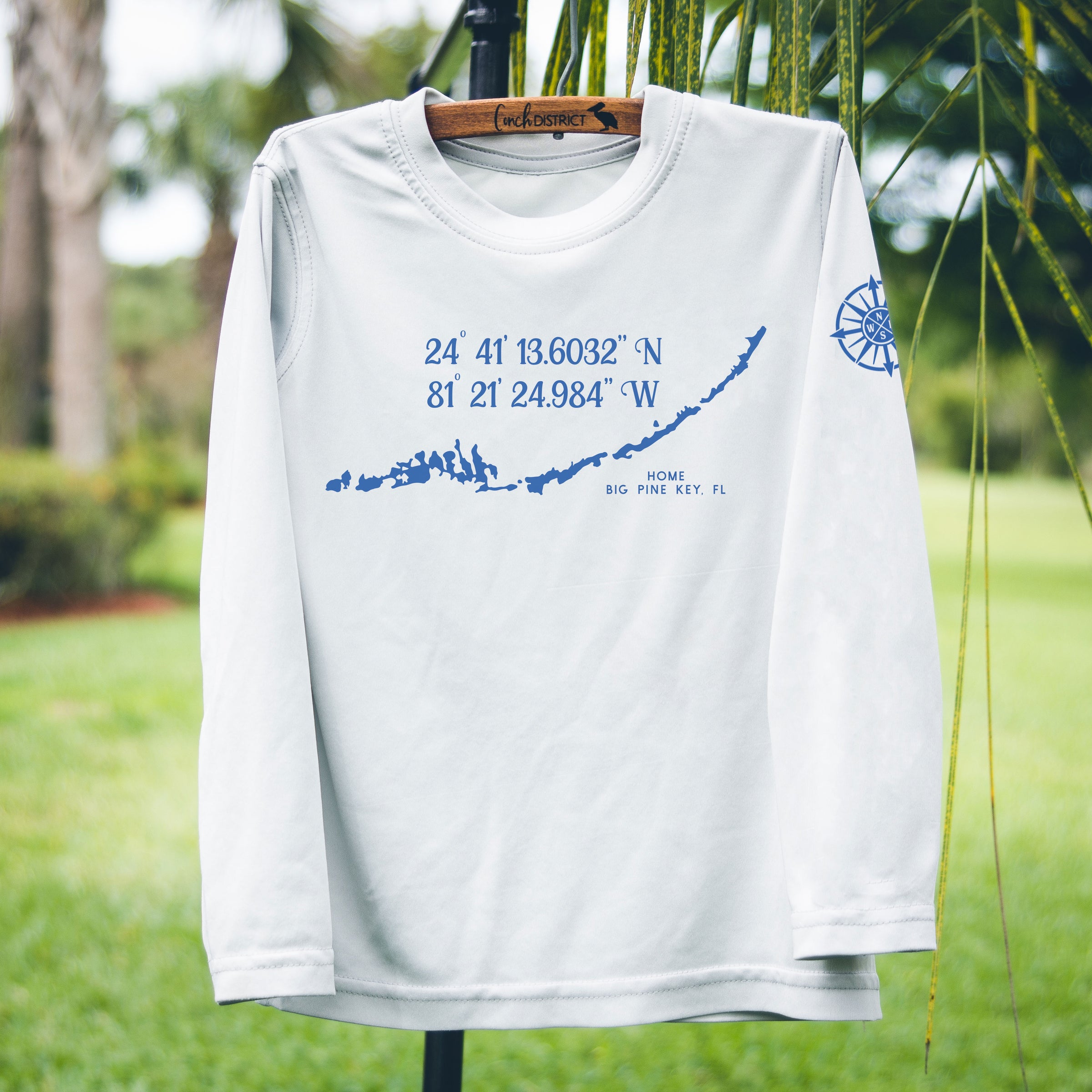 Custom Latitude Longitude Solar Swim Tee