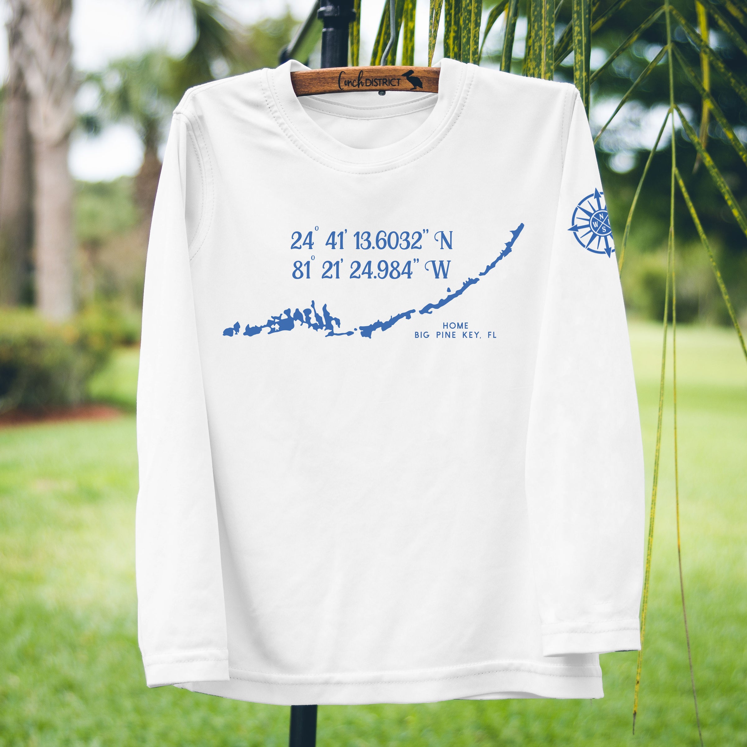 Custom Latitude Longitude Solar Swim Tee